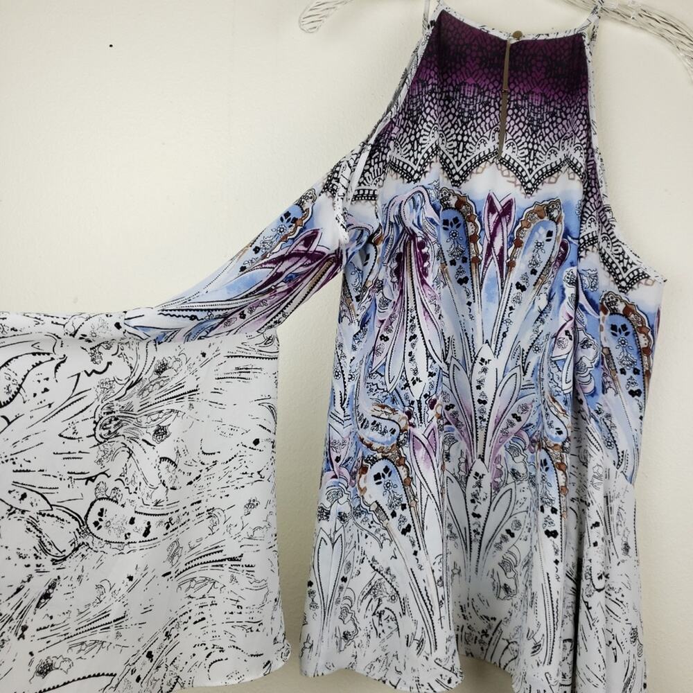 White House Black Market | Cold Shoulder Blouse